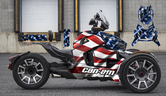 CanAM Ryker Graphics Flag Wrap