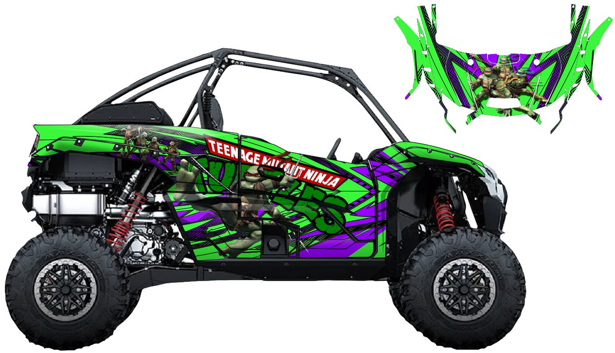 クラブ Kk Kawasaki KRX 1000 Turtle – Krazygraphics.com