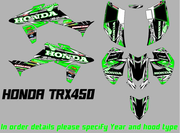 Honda TRX-450 D38-Green