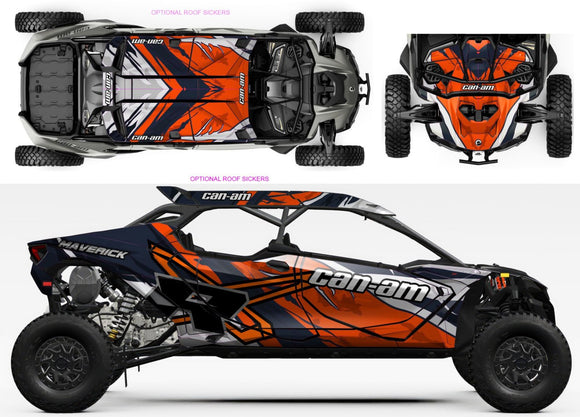 Can-Am Maverick R Max 2025 Wrap Kit KG001 | KrazyGraphics ...