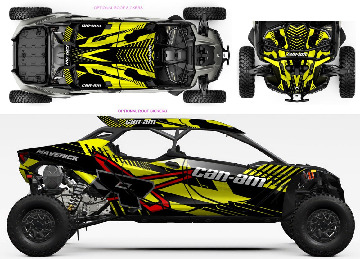 Can-Am Maverick RMAX 2025 KG011 | KrazyGraphics – Krazygraphics.com