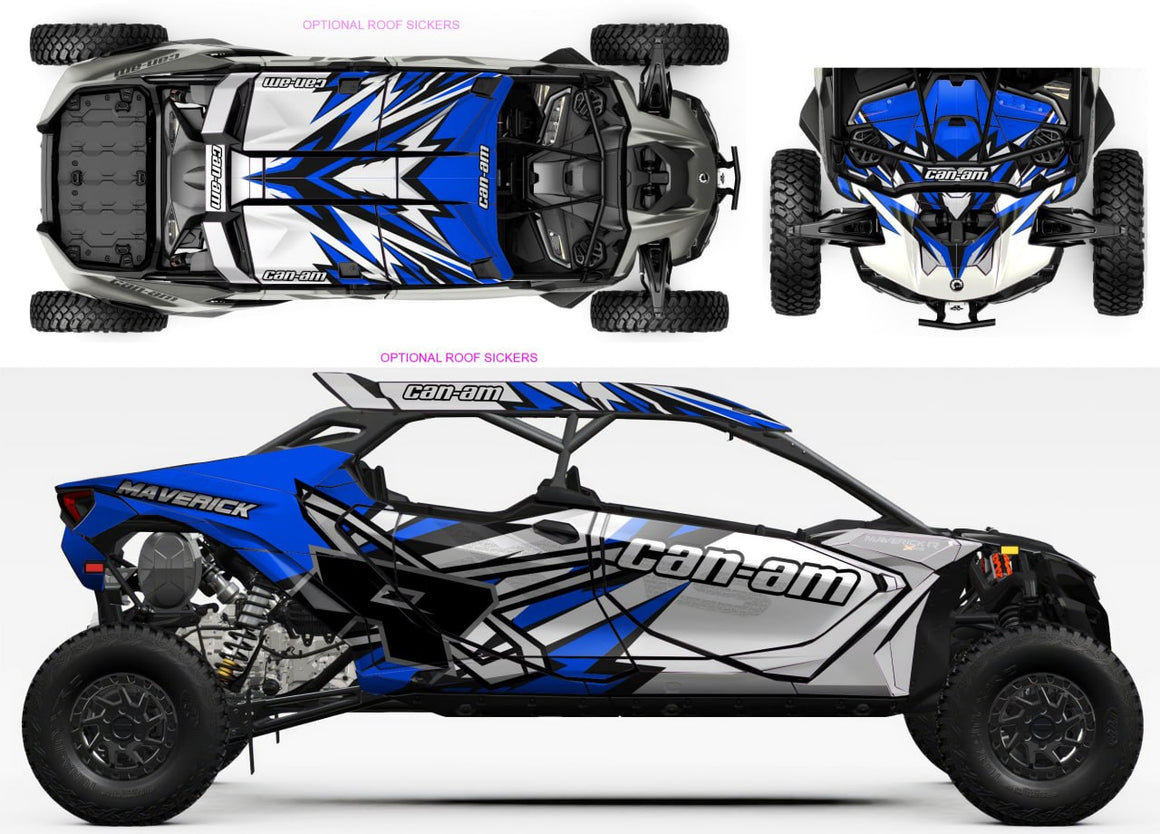 Can-Am Maverick RMAX 2025 KG022 | KrazyGraphics – Krazygraphics.com