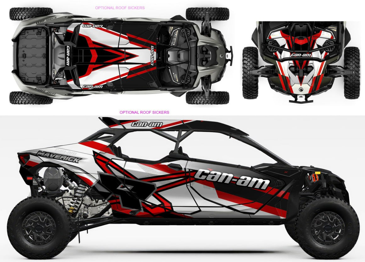 Can-Am Maverick RMAX 2025 Wrap Kit KG024 | KrazyGraphics ...