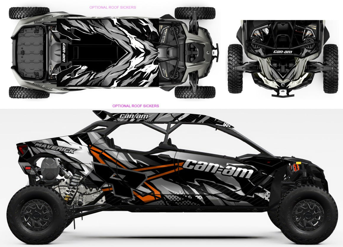 Can-Am Maverick RMAX 2025 KG028 | KrazyGraphics – Krazygraphics.com
