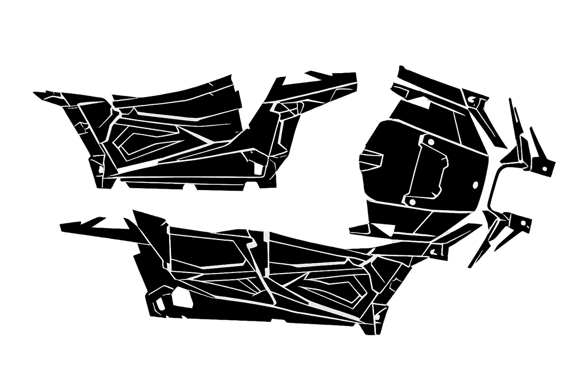 Polaris RZR 900 EPS 4 2015-2018 Template Vector File | KG ...