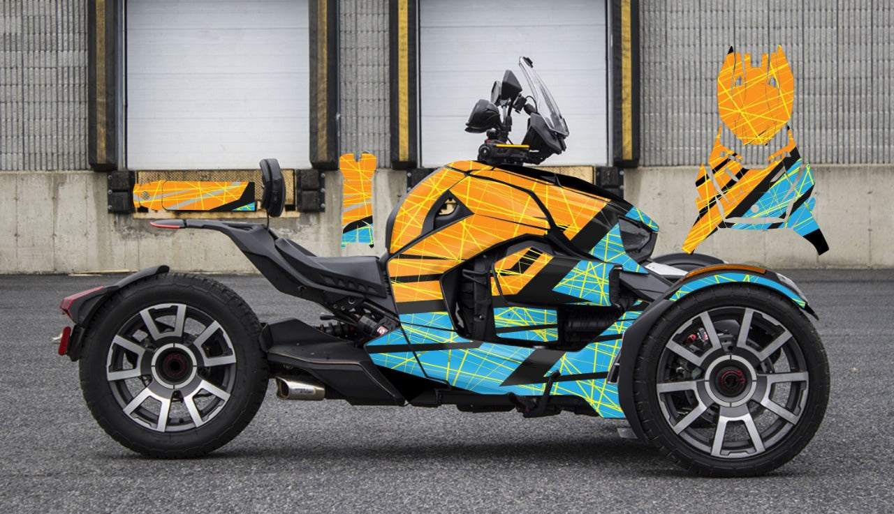Ryker Graphics D10 Can-Am Ryker Wrap Kit | KrazyGraphics – Krazygraphics.com
