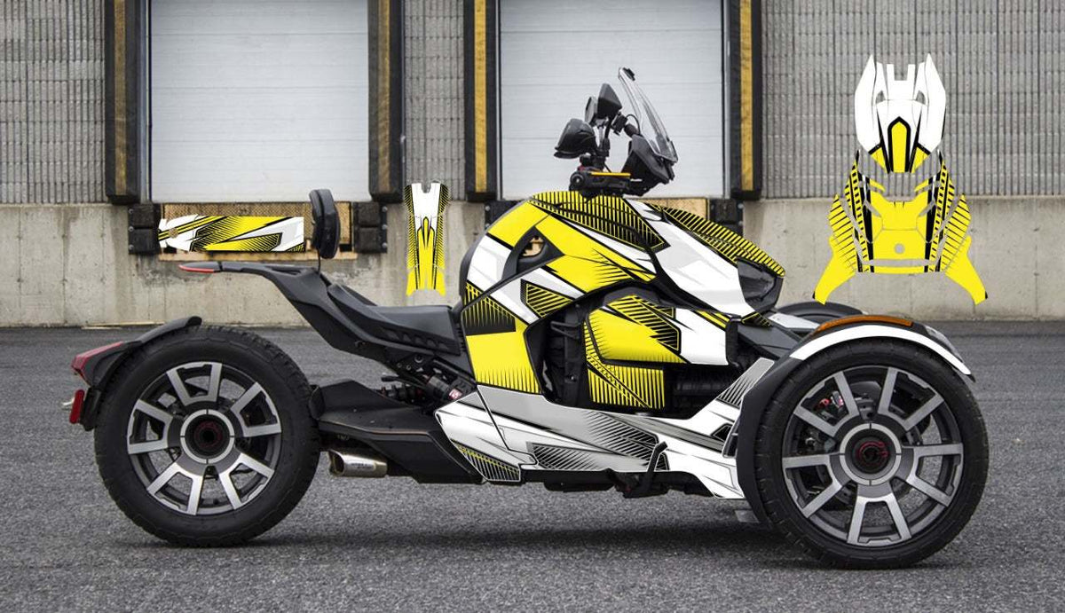 Ryker Graphics Can-AM Ryker Graphics | D11 Graphic Kit Wrap – Krazygraphics.com