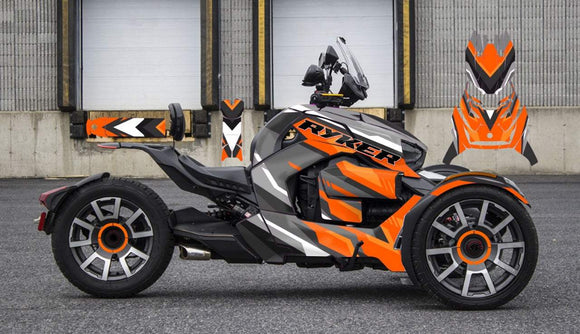 D26 Can-Am Ryker Wrap Kit | KrazyGraphics – Krazygraphics.com