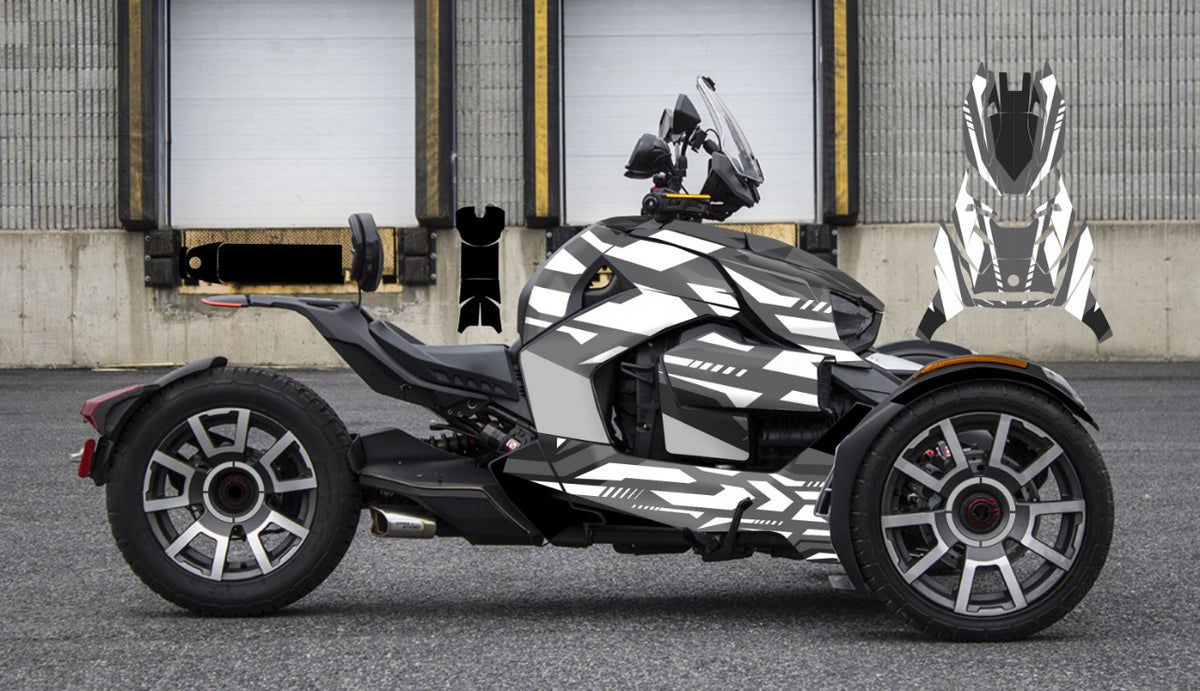 D40 Custom Can-Am Ryker Wrap Kit | KrazyGraphics – Krazygraphics.com