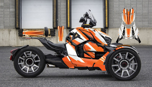 D41 Custom Can-Am Ryker Wrap Kit | KrazyGraphics – Krazygraphics.com