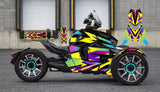 Can-AM Ryker D8 graphics kit wrap 2019–2026 21MIL laminated vinyl for 600 900 Rally models