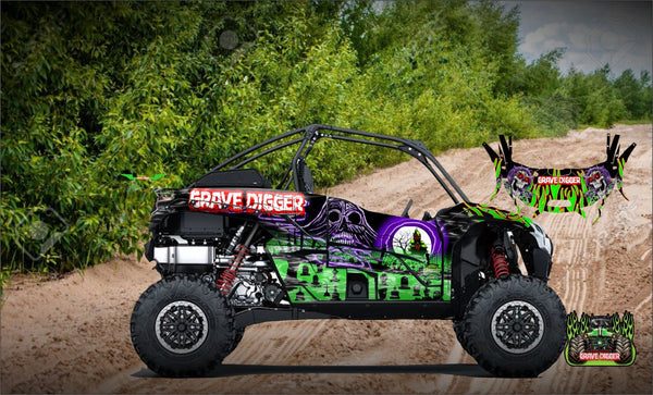 Gravedigger KRX 1000 Wrap Kit | KrazyGraphics – Krazygraphics.com