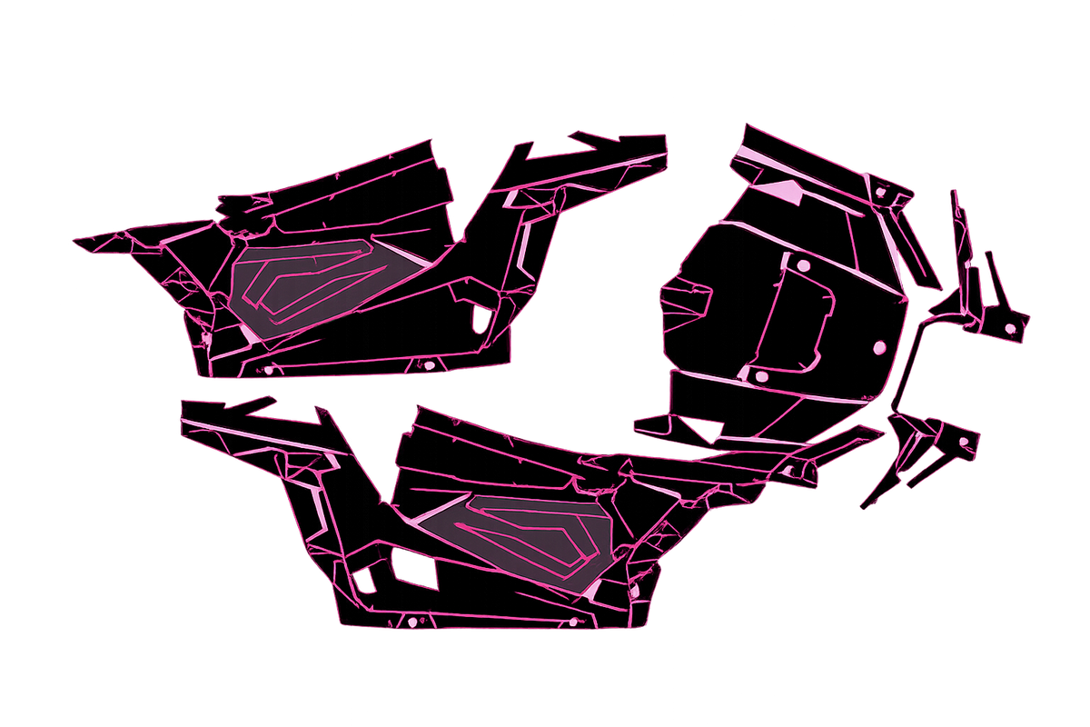 Polaris RZR S 900 EPS 2015-2019 Template | KrazyGraphics ...