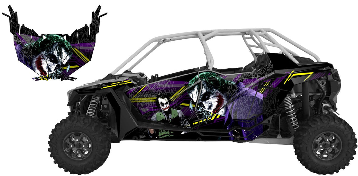 Polaris RZR XP PRO 4 door D6 Side by Side Graphics Decals ...