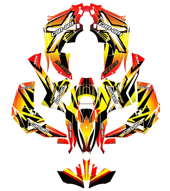 Can-Am Renegade Generation 2 - FULL COVERAGE Graphics D | KG ...