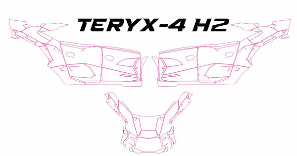 Tskiページ Kawasaki Teryx-4 H2 Template | KrazyGraphics – Krazygraphics.com
