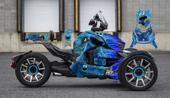 CanAM Ryker Graphics Cookie Monster