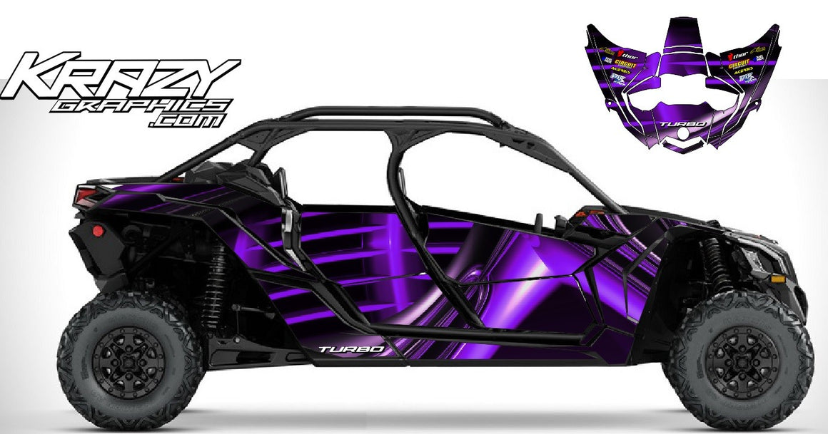 Can-Am Maverick X3 Max Graphics Kit D28 UTV Wrap Decals | KG ...