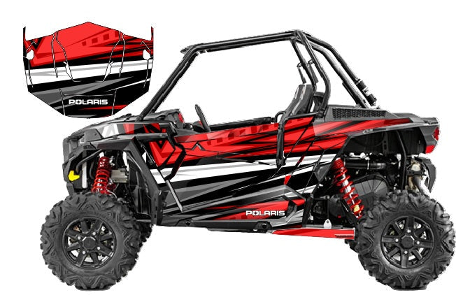 Polaris RZR 1000 2dr 9 Side by Side Graphics Decals | Custom ...