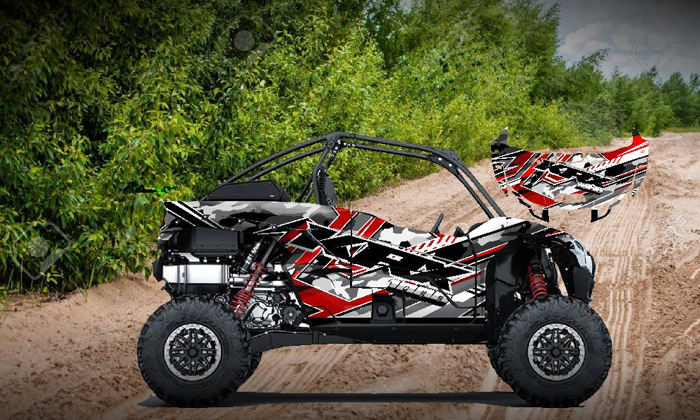 D4 KRX 1000 Wrap Kit | KrazyGraphics – Krazygraphics.com