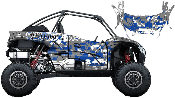 Digital Camo KRX 1000 Wrap Kit | KrazyGraphics – Krazygraphics.com