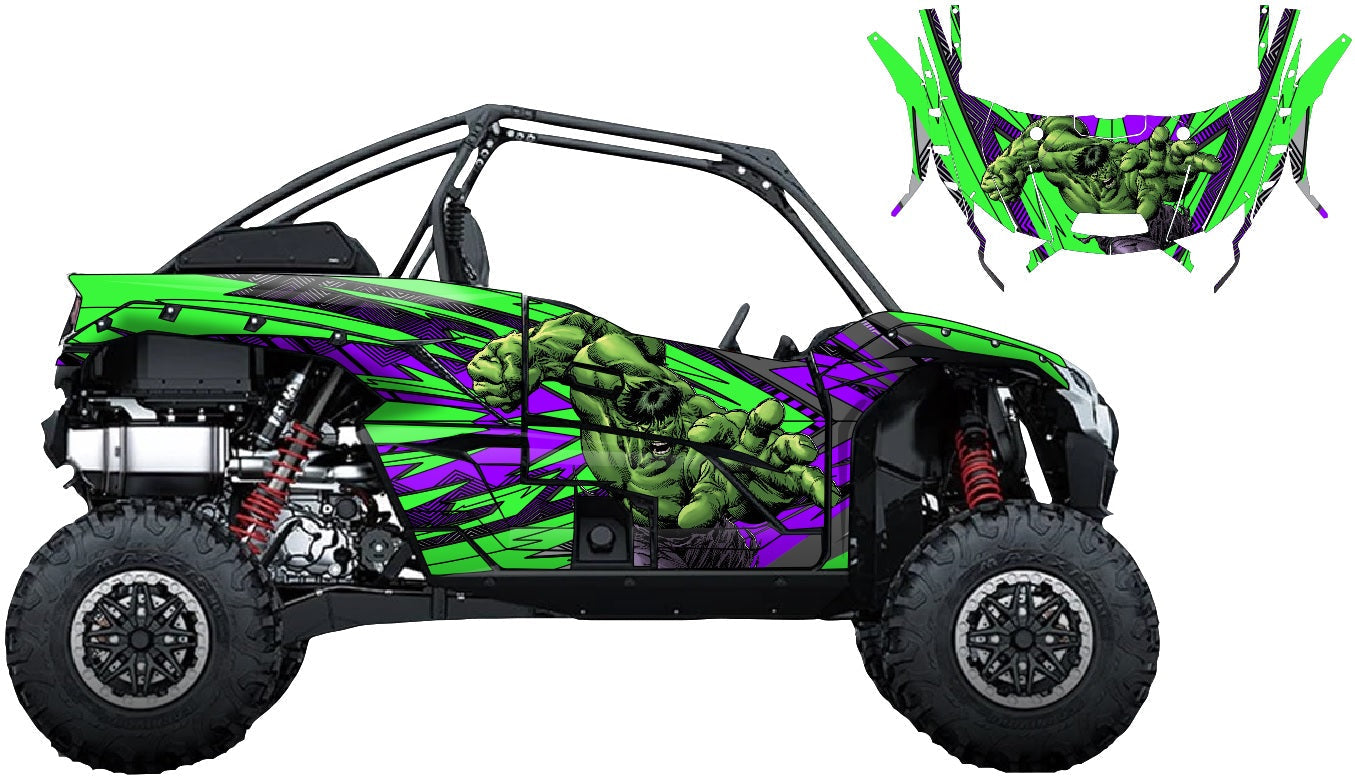 Hulk-V2 KRX 1000 Wrap Kit | KrazyGraphics – Krazygraphics.com