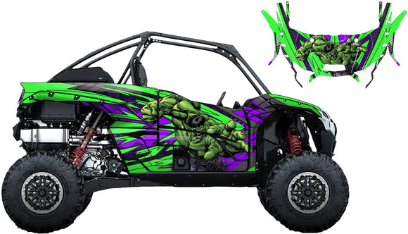 Hulk-V2 KRX 1000 Wrap Kit | KrazyGraphics – Krazygraphics.com