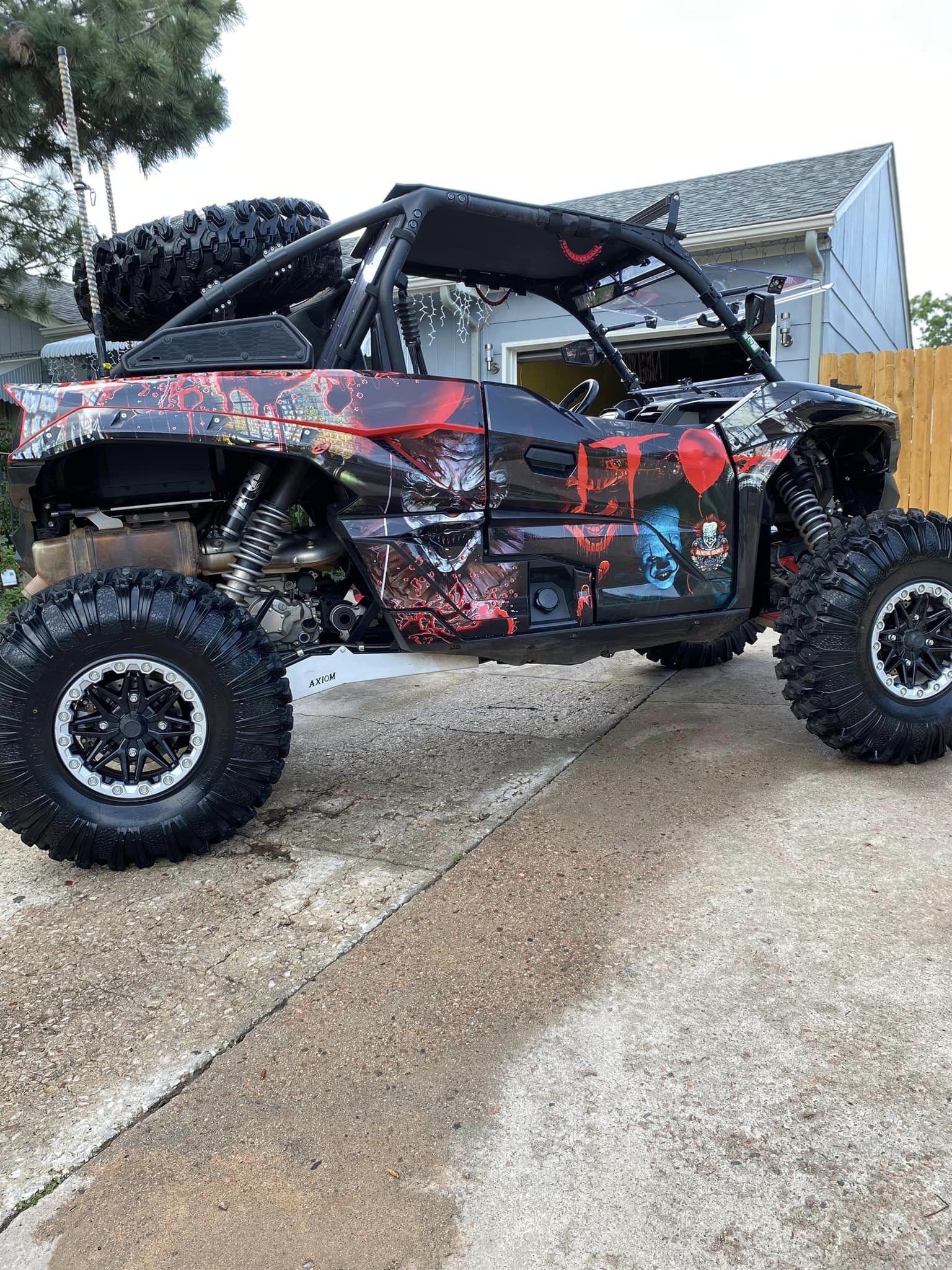 Kawasaki KRX 1000 Pennywise (Custom) – Krazygraphics.com