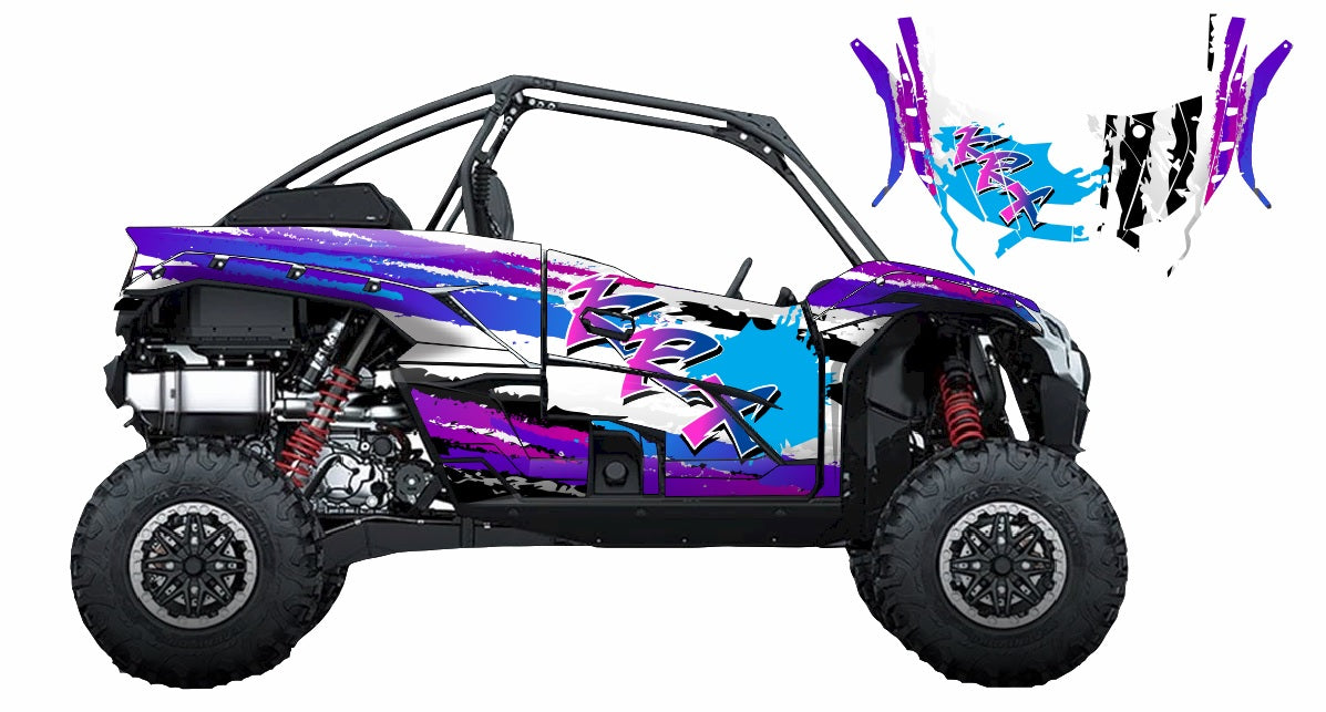 Kawasaki KRX 1000 KX-Revised Graphics Kit Wrap Edition Side ...
