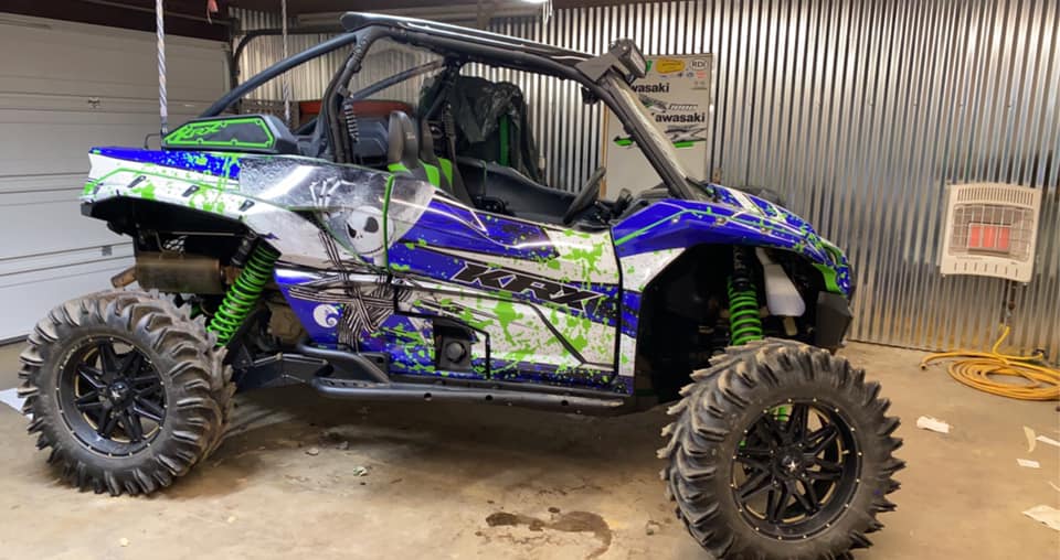 Kawasaki KRX 1000 Skellington – Krazygraphics.com