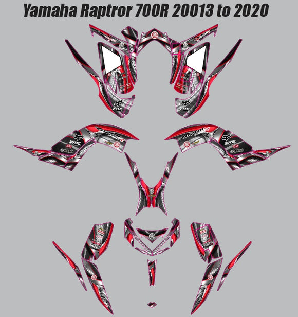 Yamaha Raptor 700R Graphics KG100 (2013-2020)