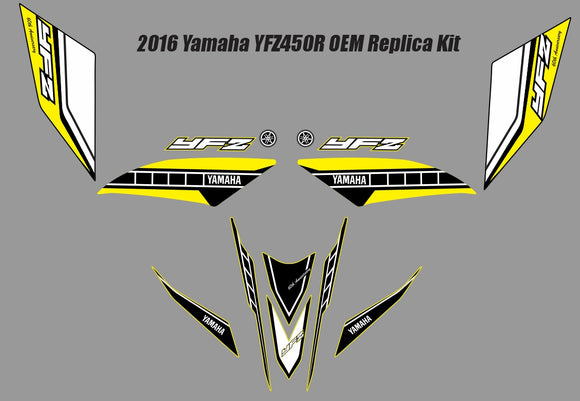 Yamaha YFZ Graphics (2016 OEM Replica Kit)