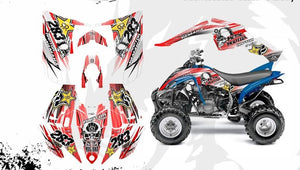 2012 Raptor Graphics Yamaha Raptor 350 Graphics Kit - D8 Design Custom ATV Decals ...