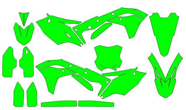 Kawasaki KXF 250 2017-2018 Template – Krazygraphics.com