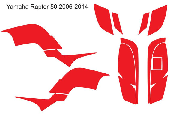 Yamaha Raptor 50 2006-2014 Template