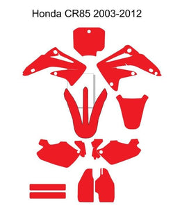 Honda CR85 2003-2012 Template