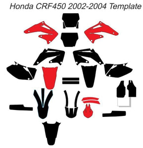 Honada CRF450 2002-2004 Template