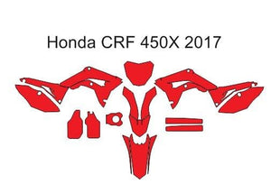 Honda CRF 450X 2017 Template