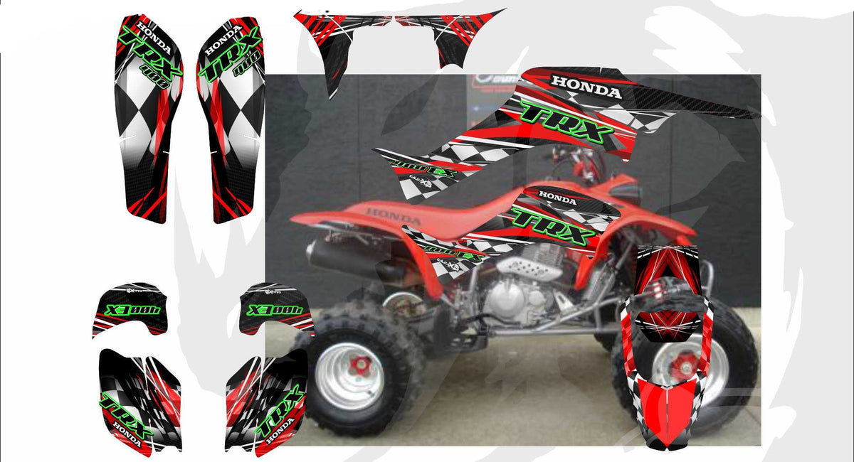 Honda TRX 400EX Graphics Kit Series 41 | KrazyGraphics – Krazygraphics.com