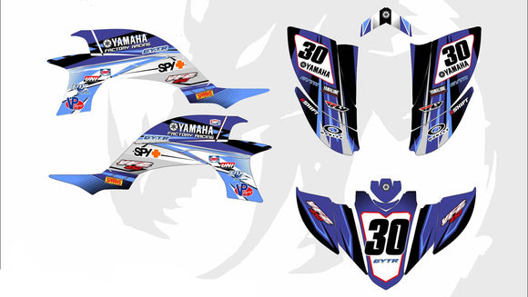 Kit décalcomanies autocollants graphisme Yamaha YFZ 450 2003 2004 2005 2006 2007 Kit décalcomanies autocollants graphisme Yamaha YFZ 450 2003 2004 2005 2006 2007