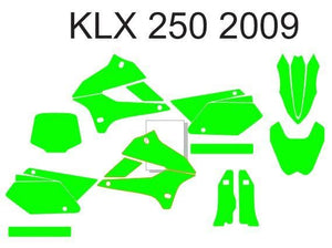 Kawasaki KLX 250 2009 Template