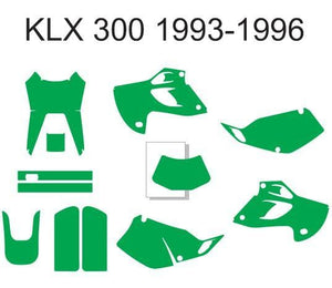 Kawasaki KLX 300 1993-1996 Template