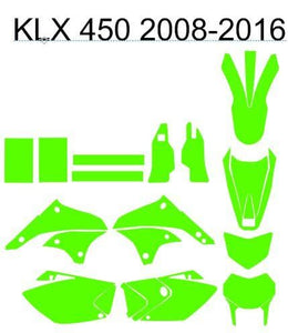 Kawasaki KLX 450 2008-2016 Template