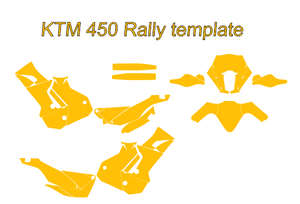 KTM 450 Rally template