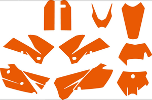 KTM EXC 2005-2007 Template (PayPal only)