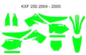 Kawasaki KXF 250 2004-2005 Template