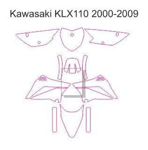 Kawasaki KLX 110 2010-2013 Template
