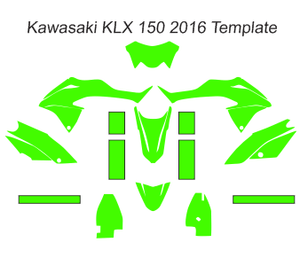 Kawasaki KLX 150 2016 Template