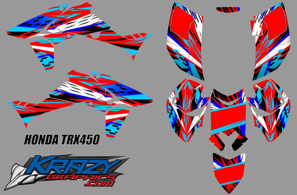 Honda trx450 graphics kit