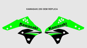 Kawasaki 250 OEM Replica Graphics